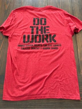 Brian Shaw - Shaw Classic Red Tee “Do The Work” Unisex